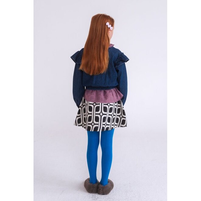 Repose ams | Ava Blouse Multi Mauve Check