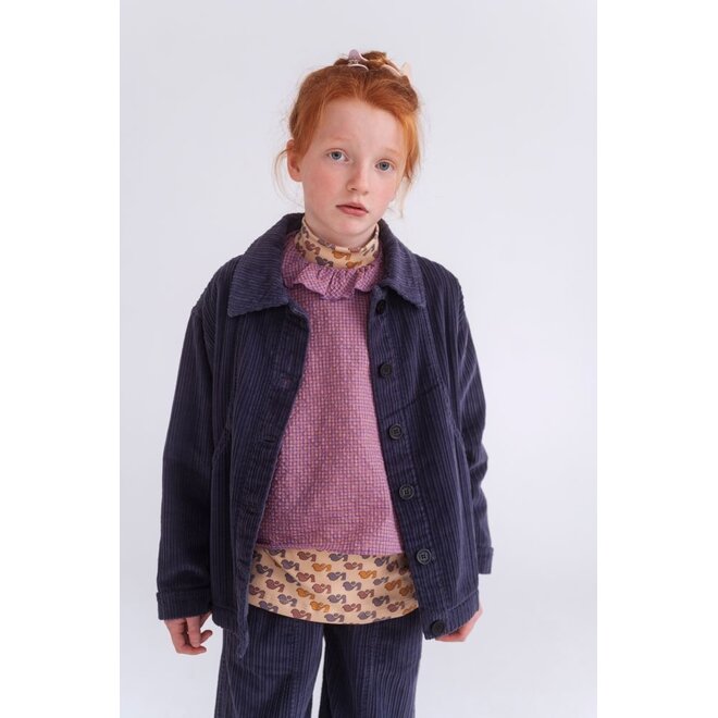 Repose ams | Ava Blouse Multi Mauve Check