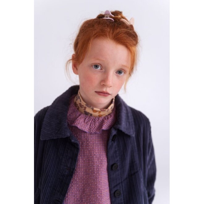 Repose ams | Ava Blouse Multi Mauve Check