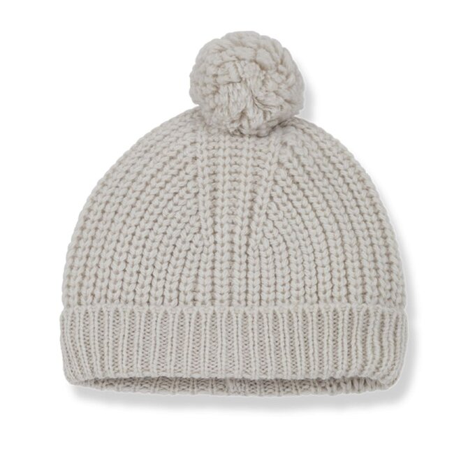 1+ in the family | Erna Pom-Pom Muts Oatmeal