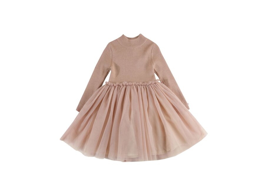 Lotus Dress Light Coral
