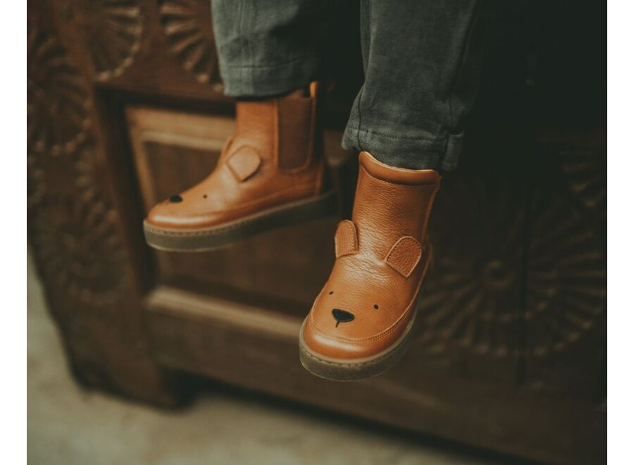 Donsje | Thuru Classic Boots Bear Cognac Leather