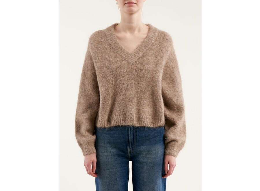 Daruz Knitwear Beige Melange