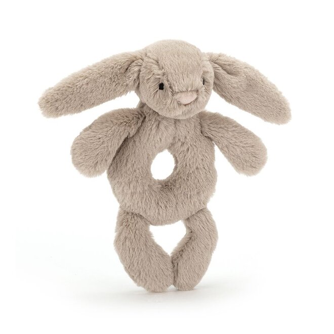 Jellycat | Bashful Beige Bunny Ring Rattle