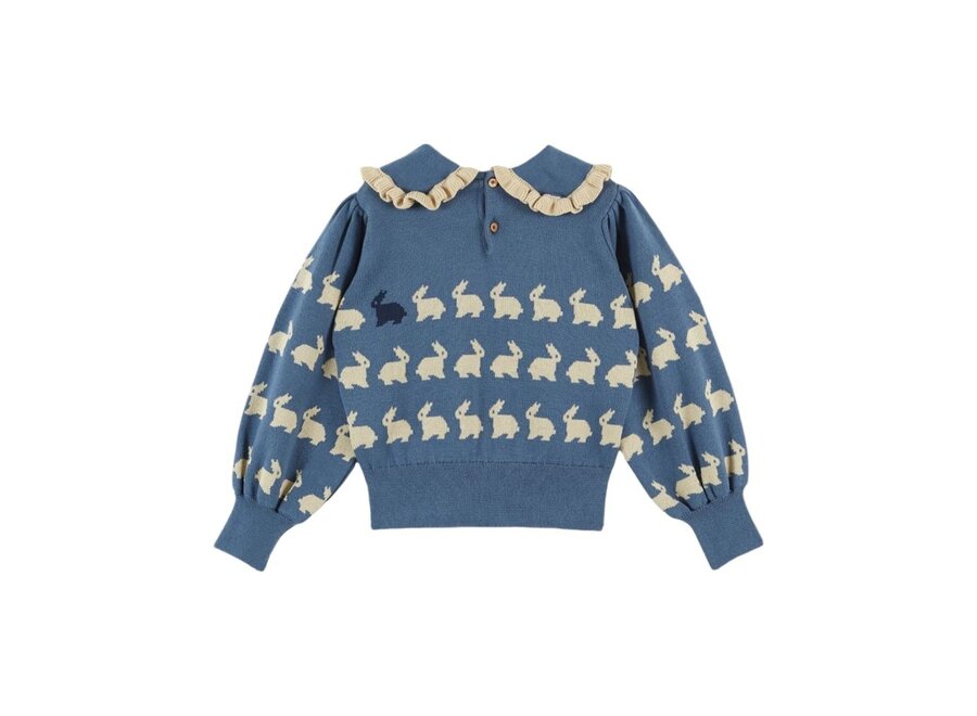 Emile et Ida | Lapin Pullover Bleu