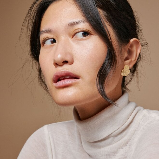 Enamel Copenhagen | Wave Gouden Oorbellen