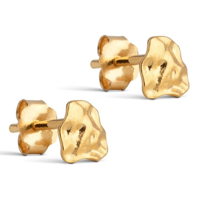 Enamel Copenhagen | Rio Gouden Studs Oorbellen