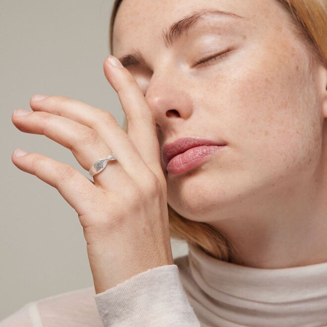 Enamel | Adele Zilveren Ring