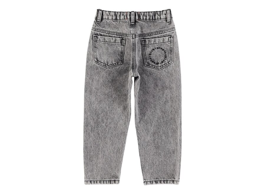 Piupiuchick | Unisex Spijkerbroek Washed Black Denim