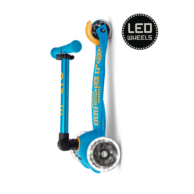 Micro Step | Mini Micro Step Inklapbaar LED Ocean Blue