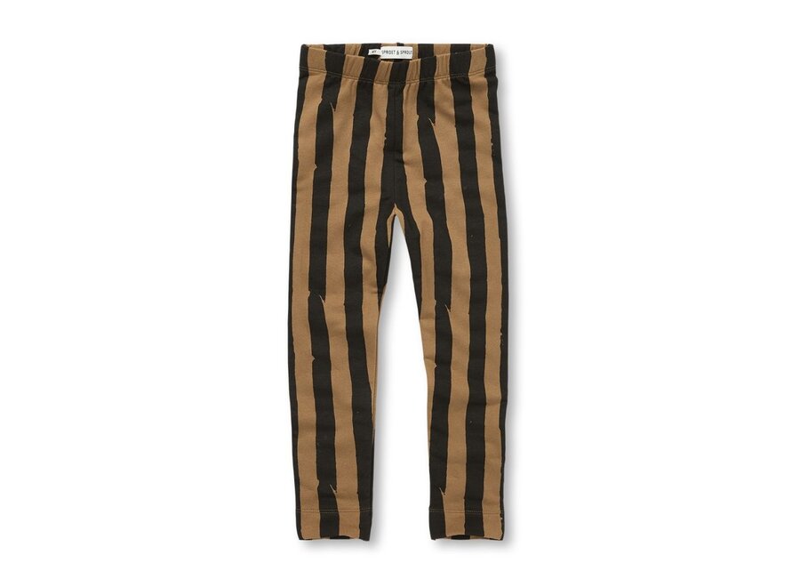 Sproet & Sprout | Legging Painted Stripe Mustard Mustard