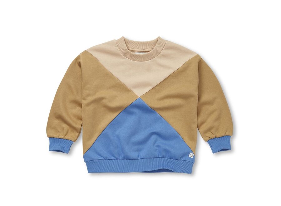 Sproet & Sprout | Sweatshirt Colourblock Boys Light Mustard