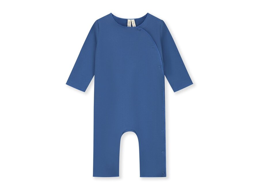 Baby Suit with Snaps GOTS Blue Moon