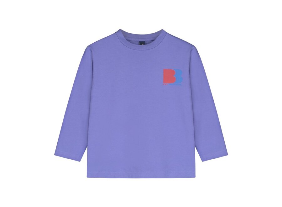 T-Shirt School Back Print Lilac