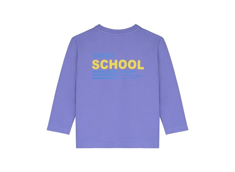 Bonmot | T-Shirt School Back Print Lilac