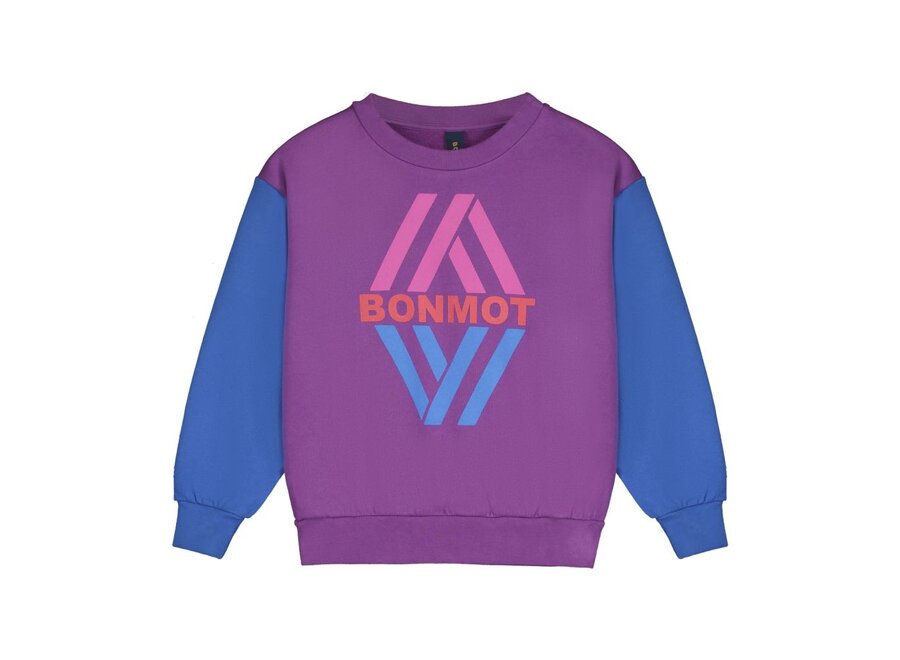 Bonmot | Sweatshirt Bonmot Rhombus  Magenta