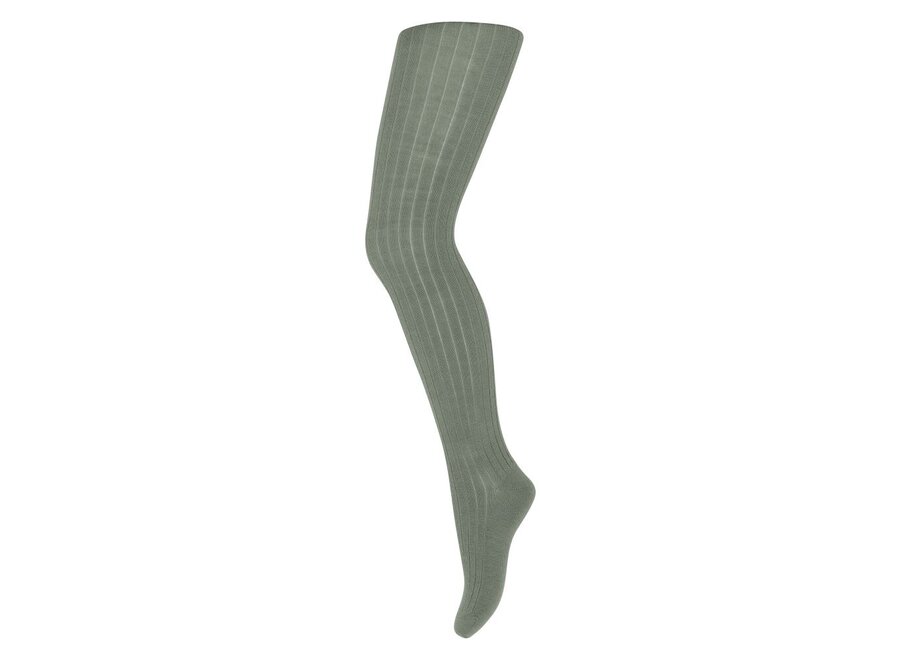 MP Denmark | Wool Rib Tights Lily Pad