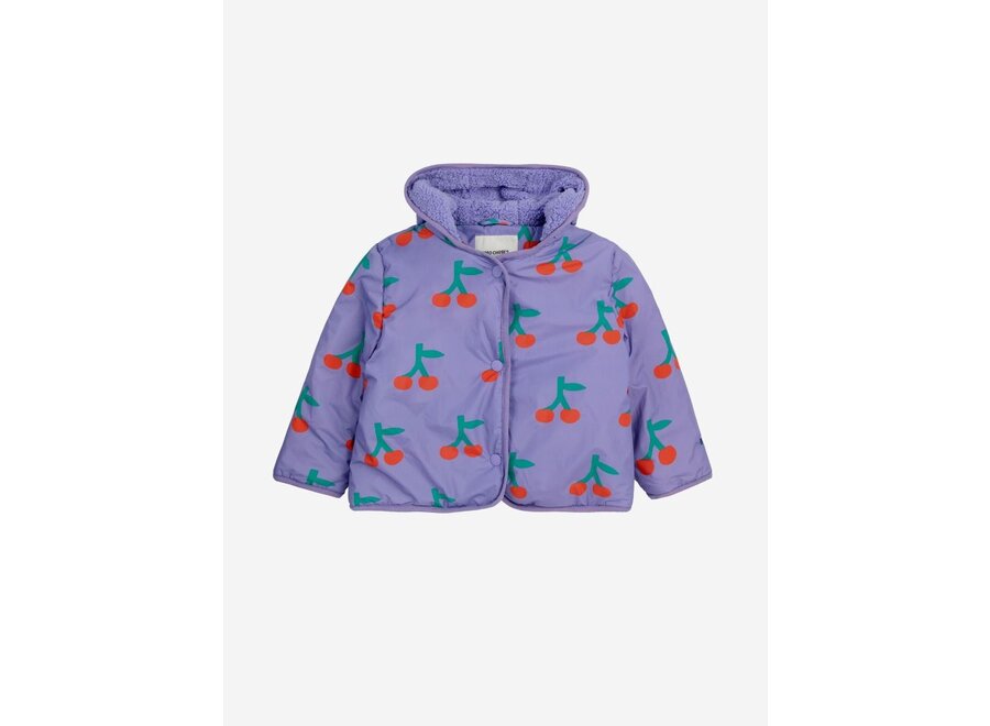 Bobo Choses | Baby Cherry All Over Anorak Purple