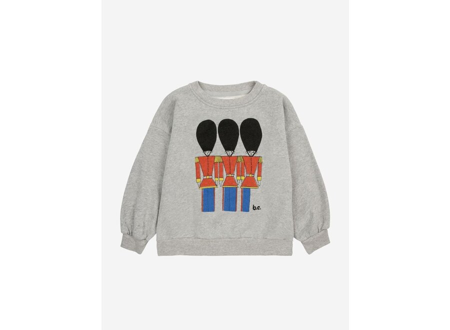 Little Tin Soldiers Sweatshirt Light Heather Grey