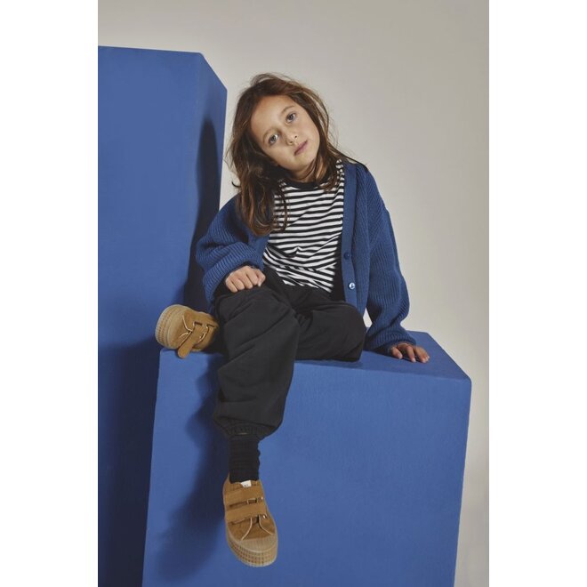 Gray Label | L/S Tee GOTS Nearly Black / Off White