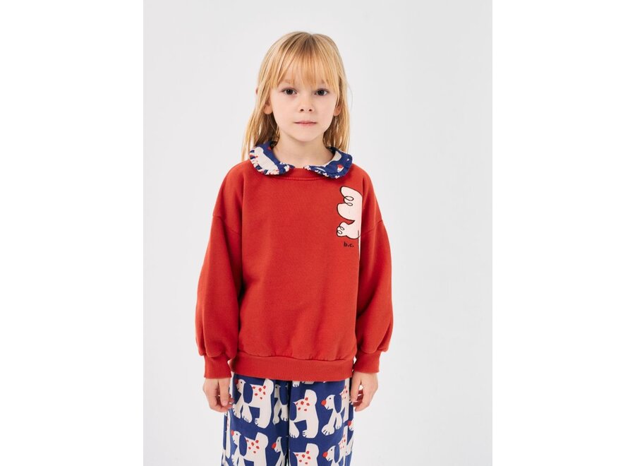 Bobo Choses | Freedom Bird Sweatshirt Red