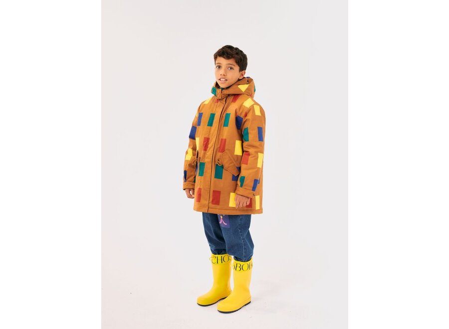 Bobo Choses | Color Game All Over Parka Brown