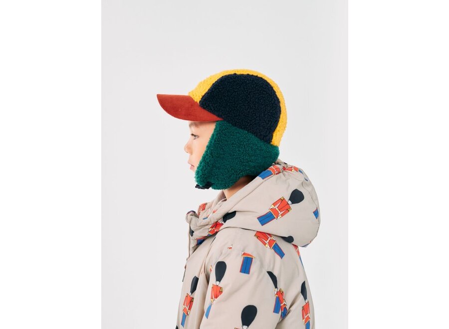 Bobo Choses | Color Block Sheepskin Chapka