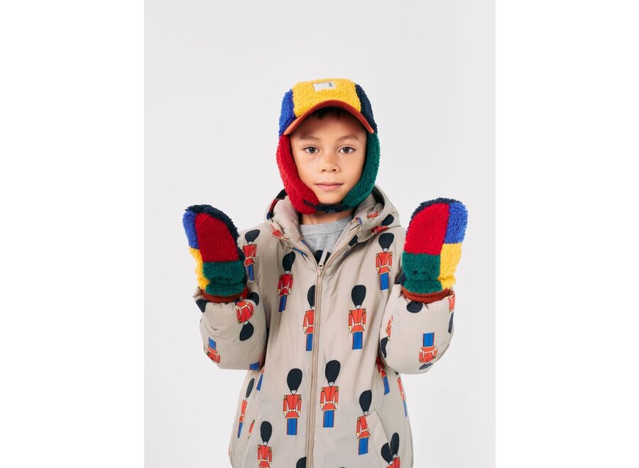 Bobo Choses | Color Block Sheepskin Chapka