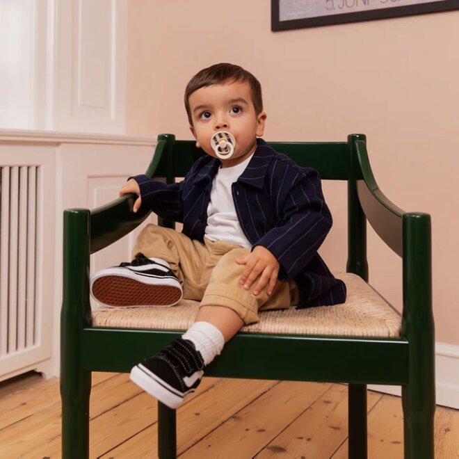 BIBS | Studio Colour Speen Block Ivory Steel blue Size 2