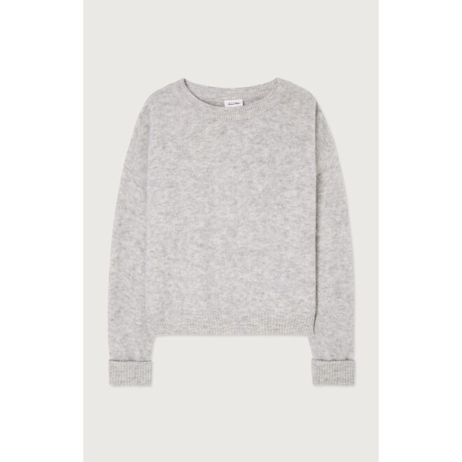 American Vintage | Vitow Trui Light Grey Melange