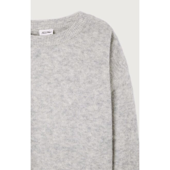 American Vintage | Vitow Trui Light Grey Melange