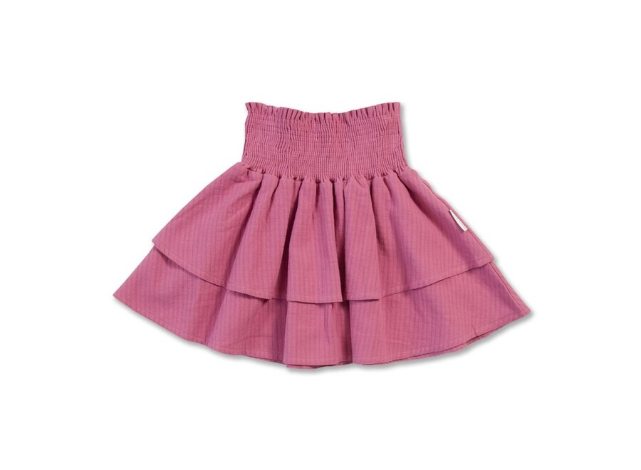 Mini Smock Skirt Red Violet