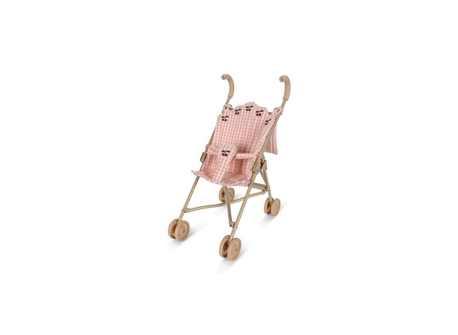 Konges Slojd | Doll Stroller Powder Pink Check