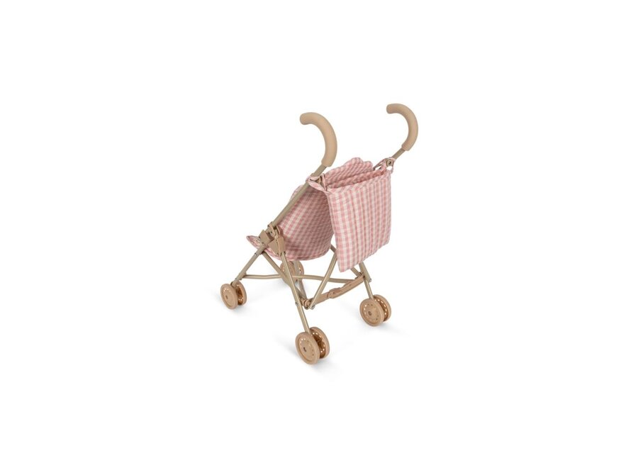 Konges Slojd | Doll Stroller Powder Pink Check