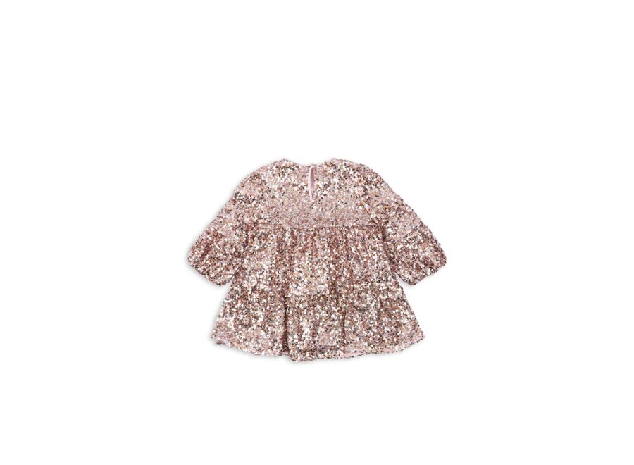 Konges Slojd | Lila Sequins Dress Grey/Rosa