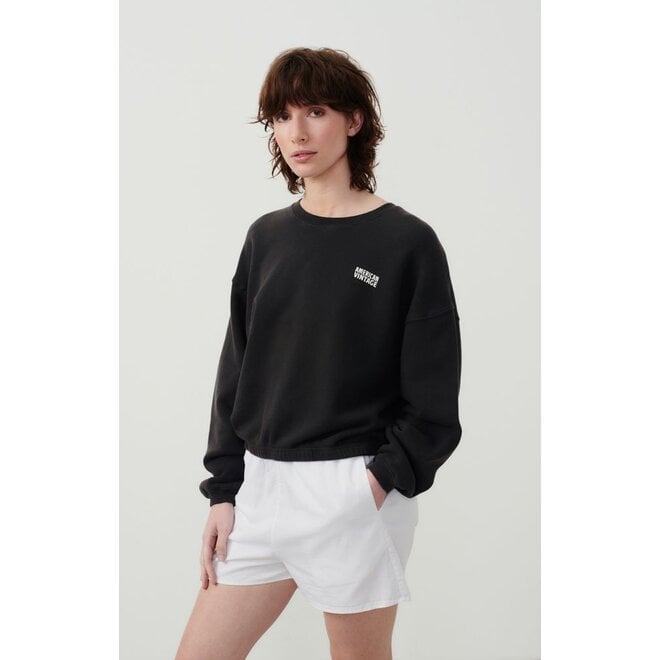 American Vintage | Izubird Sweater Liquorice Vintage