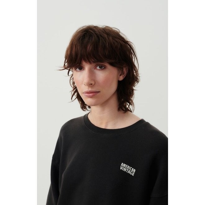 American Vintage | Izubird Sweater Liquorice Vintage