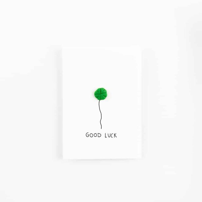 Studio Flash | Letterpress Card PIN 'Clover'