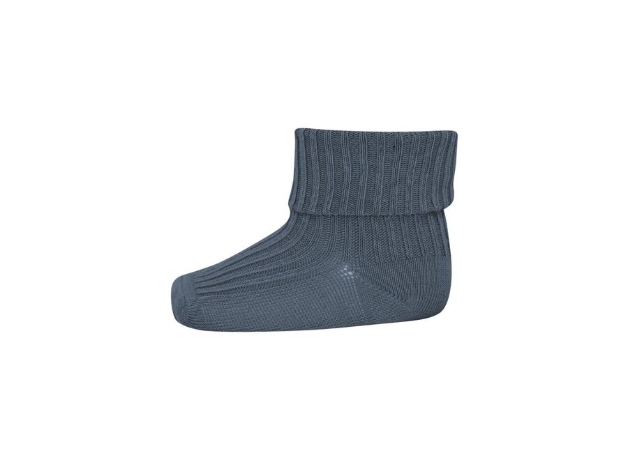 MP Denmark | Wool Rib Baby Socks Stone Blue