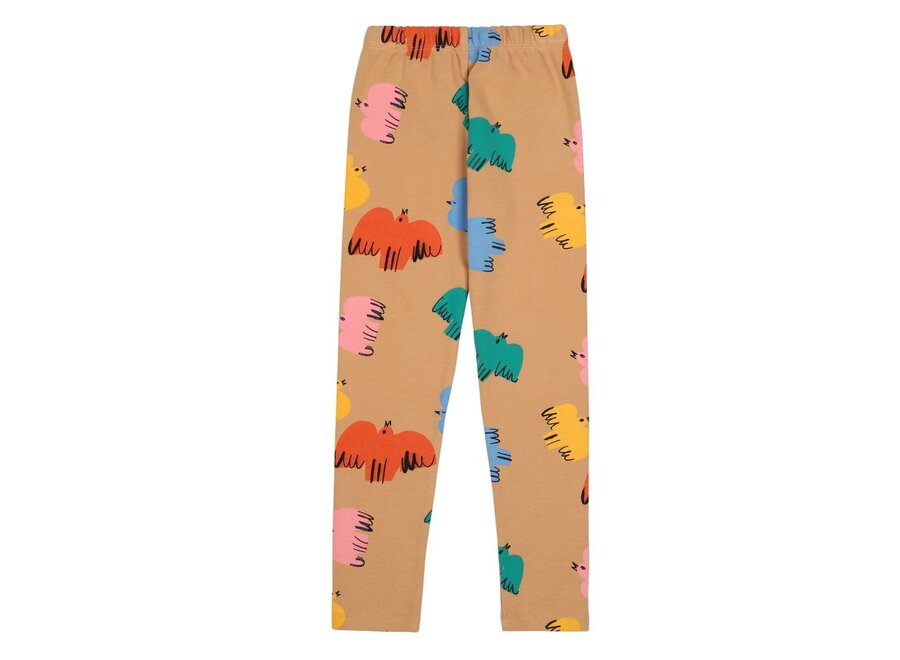 Jelly Mallow | Colorful Bird Legging Brown