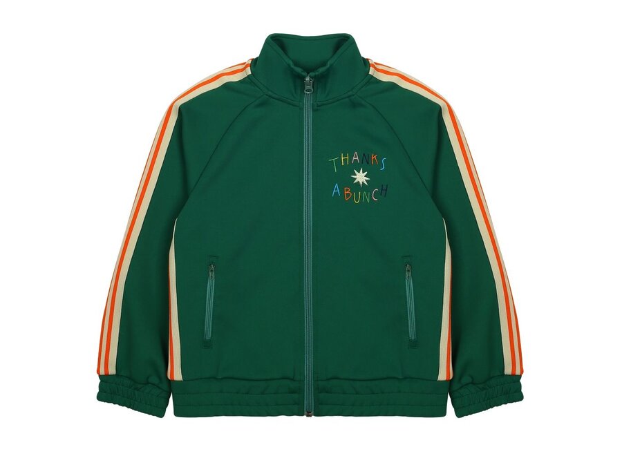 Jelly Mallow | Thanks Track Jacket Green