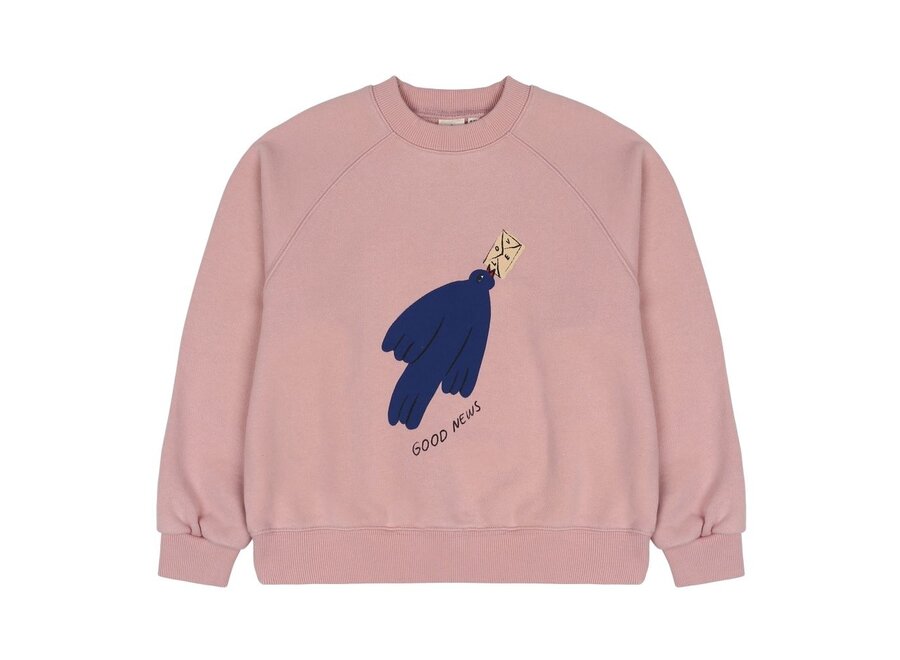 Jelly Mallow | Bird Sweatshirt Pink