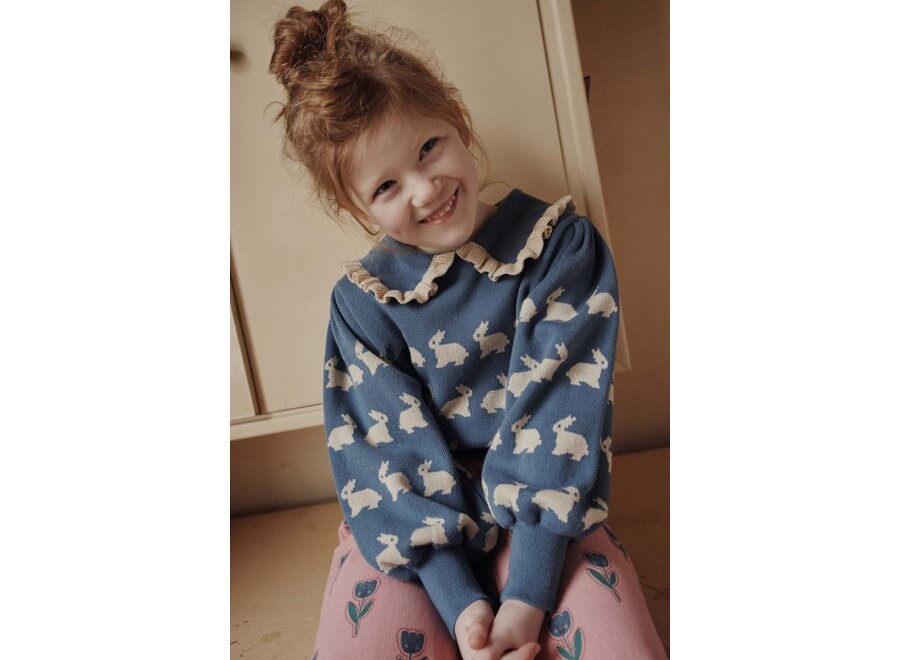 Emile et Ida | Lapin Pullover Bleu