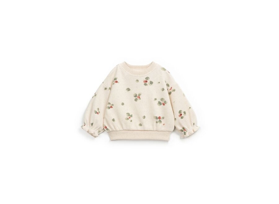 Play Up | Printed Interlock Sweater Sheep