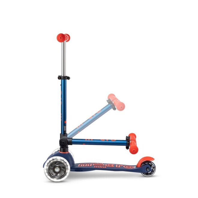 Micro Step | Mini Micro step inklapbaar LED Marineblauw