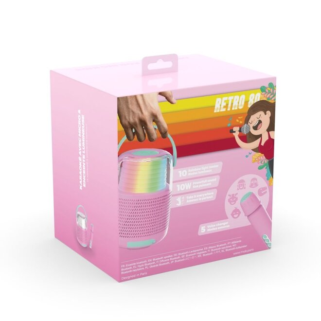 MOB | Karaoke Speaker KS-80 Pink