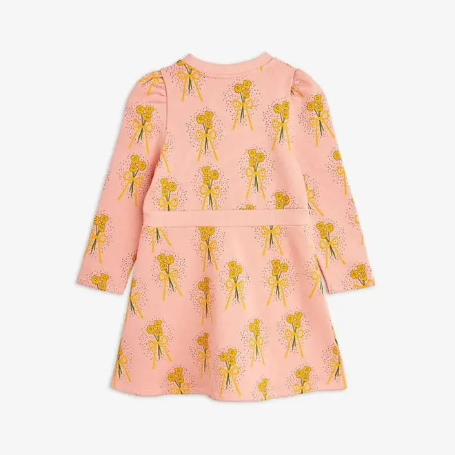 Mini Rodini | Winter Flowers Aop Sweat Dress Pink