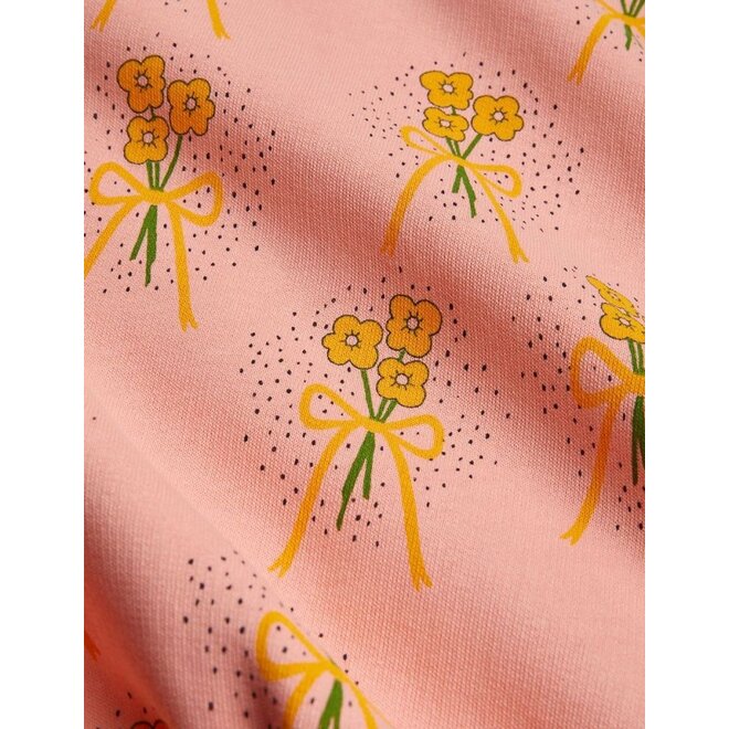 Mini Rodini | Winter Flowers Aop Sweat Dress Pink