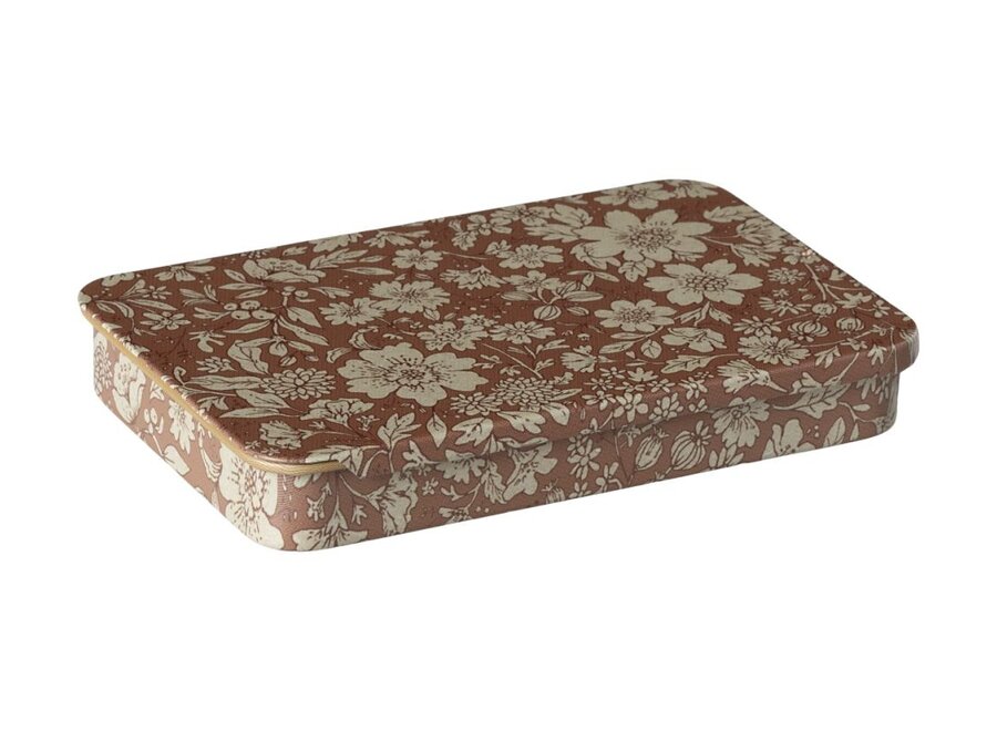 Maileg | Metal Box With Sliding Lid Blossom Heather