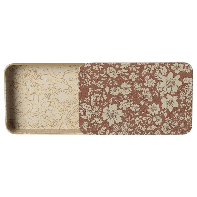 Maileg | Metal Box With Sliding Lid Blossom Heather